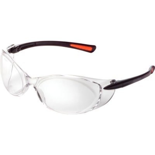 Simon, Evers & Co. Gmbh-Kaohsiung Global Industrial Frameless Safety Glasses, Side Shields, Anti-Fog, Clear Lens, Black Frame VS-814CLAF